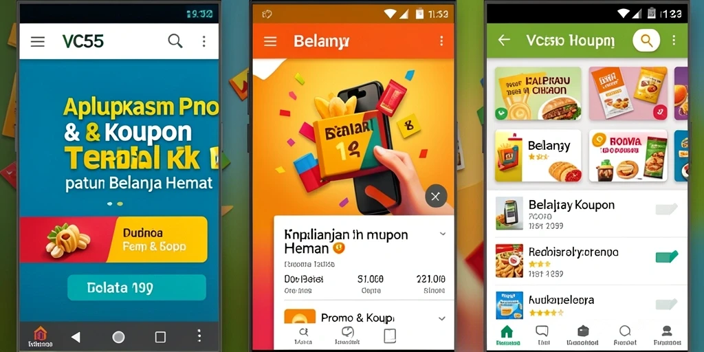 Tampilan antarmuka aplikasi VC55 yang user-friendly.