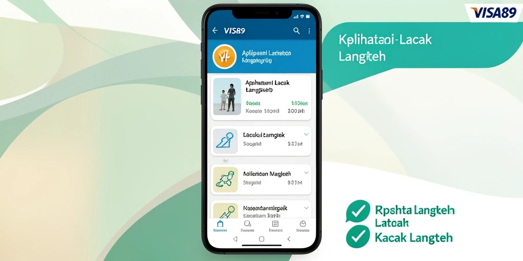 Tampilan antarmuka pengguna <strong>VISA89</strong> yang informatif dan menarik.